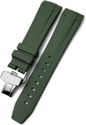 Watch Strap Rubber Strap Silicone Strap Universal Strap Buckle Strap Cowhide Strap Nylon Leather Silicone Strap Folding Buckle Strap Watch Strap Strap