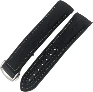 Watch Strap Rubber Strap Silicone Strap Universal Strap Buckle Strap Cowhide Strap Nylon Leather Silicone Strap Folding Buckle Strap Watch Strap Strap