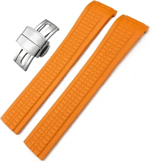 Watch Strap Rubber Strap Silicone Strap Universal Strap Buckle Strap Cowhide Strap Nylon Leather Silicone Strap Folding Buckle Strap Watch Strap Strap