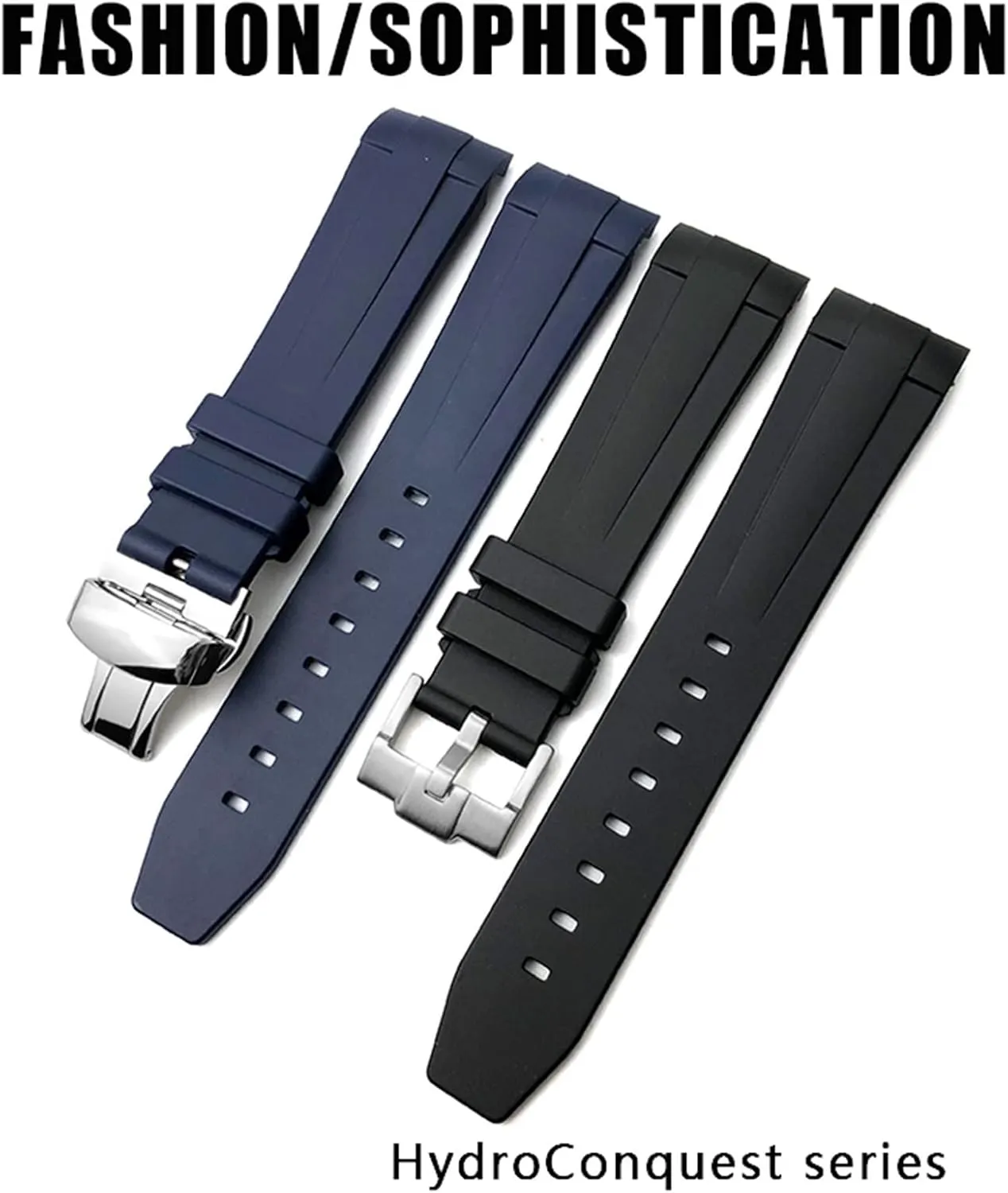 Watch Strap Rubber Strap Silicone Strap Universal Strap Buckle Strap Cowhide Strap Nylon Leather Silicone Strap Folding Buckle Strap Watch Strap Strap