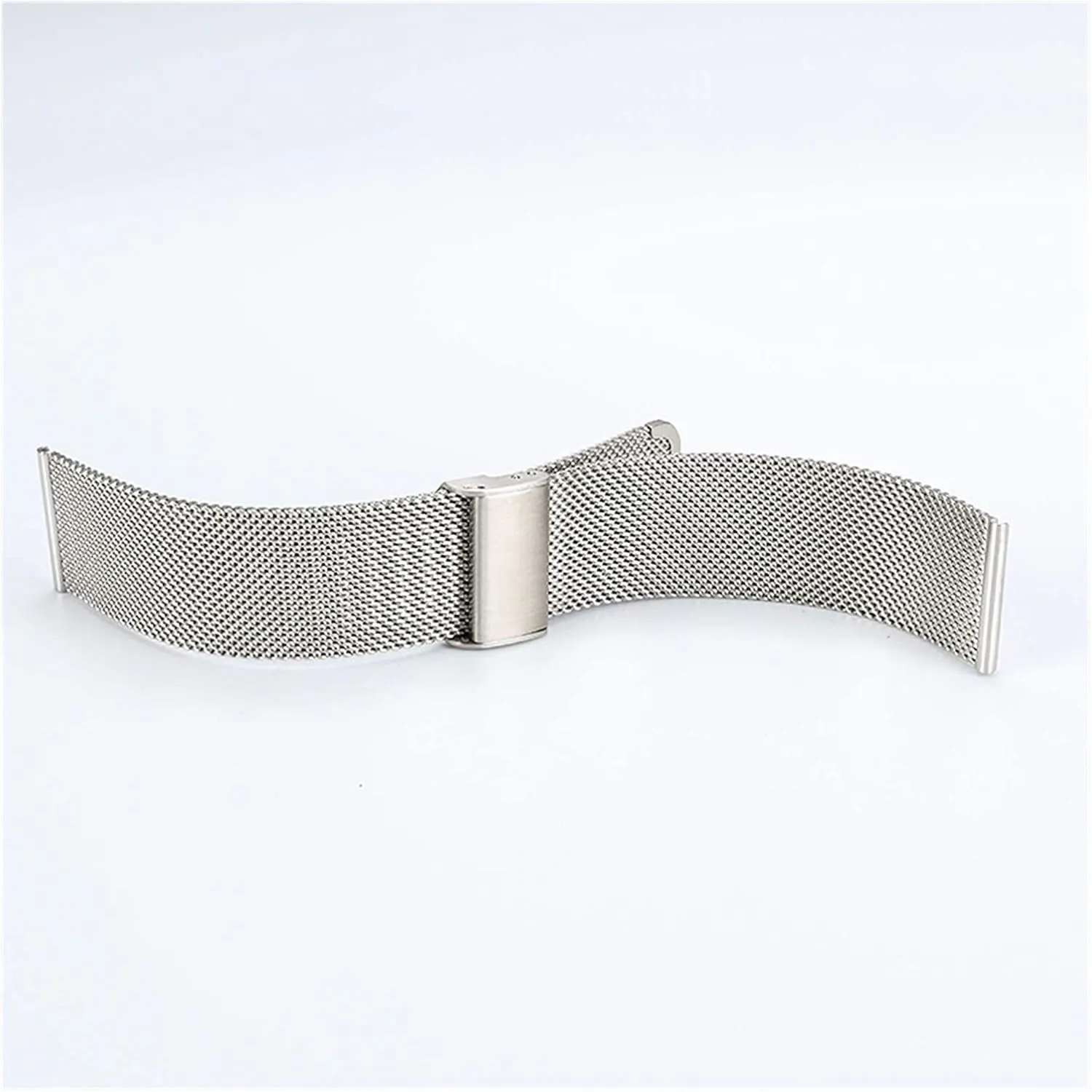 watch strap universal single buckle with 16mm 18mm 20mm 22mm silver stainless steel strap replacement bracelet bracelet