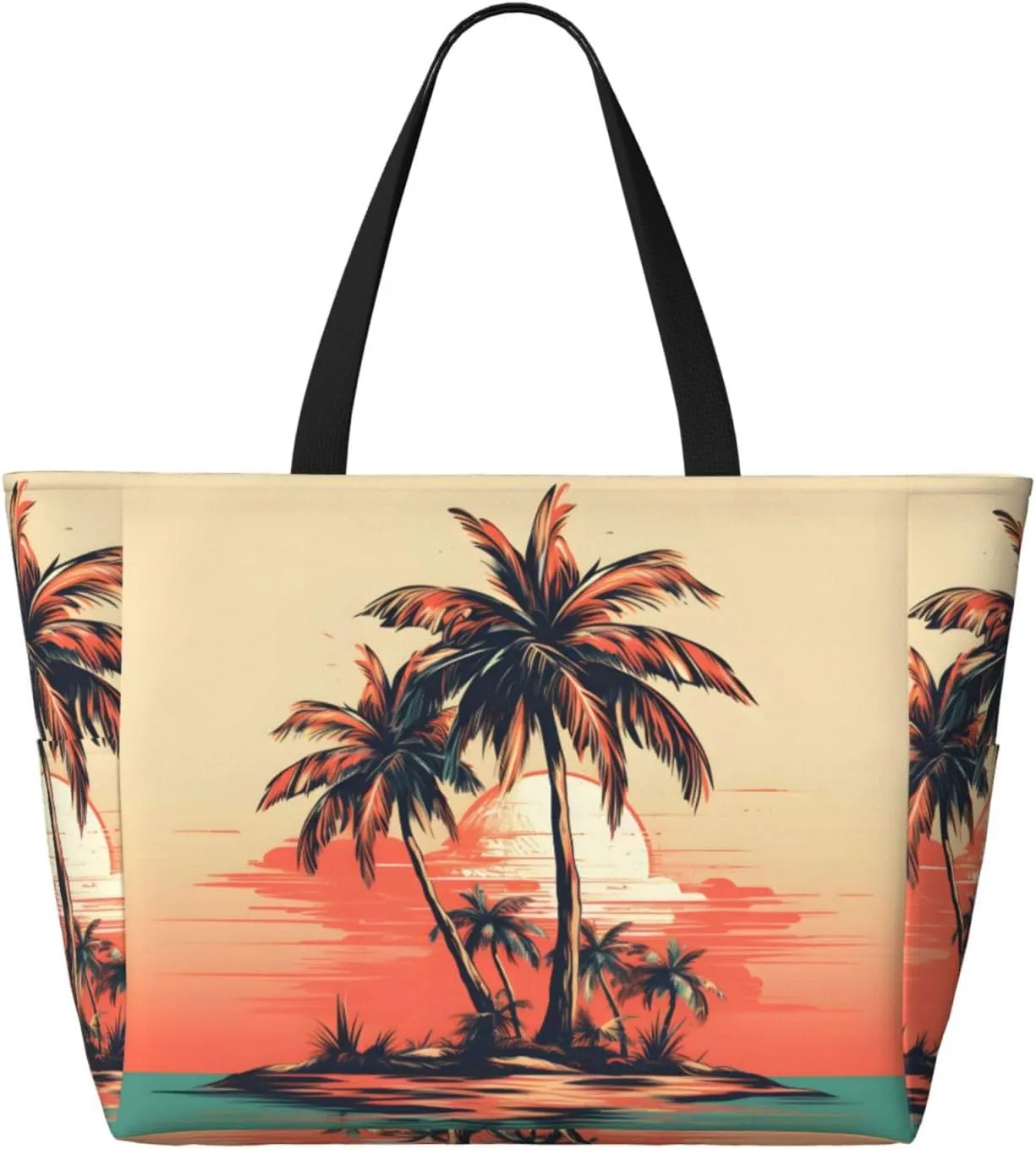Waterproof Beach Bag for Women Sandproof Beach Tote Bag Large Capacity Swim Pool Bag Foldable Travel Duffel Bags