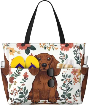 Waterproof Beach Bag for Women Sandproof Beach Tote Bags Large Capacity Swim Pool Bag Foldable Travel Duffel Bags