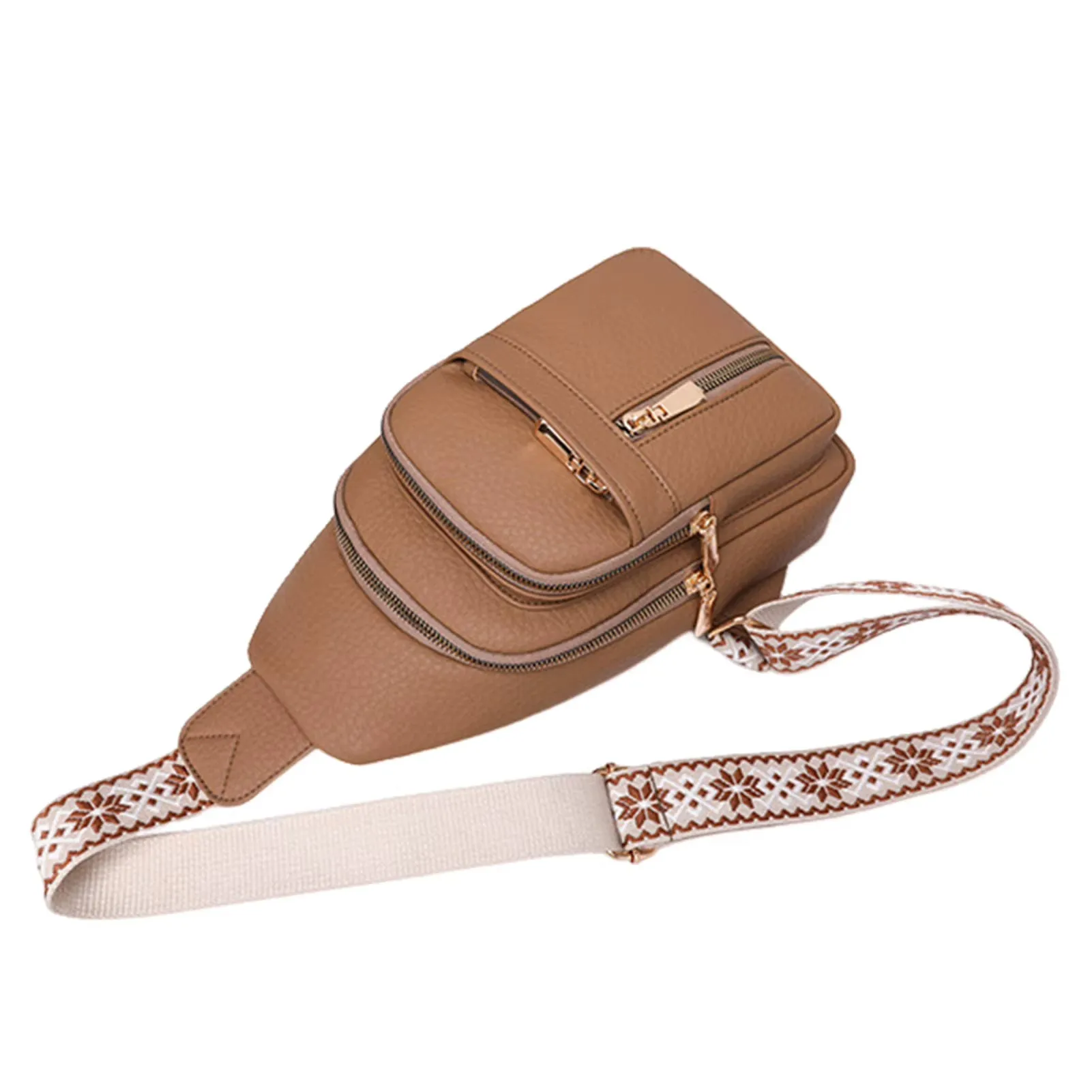Waterproof for Leather End-to-end encryption Urbanchic Chest Women PU the Go Positive reviews Bag & Shoulder Crossbody – on