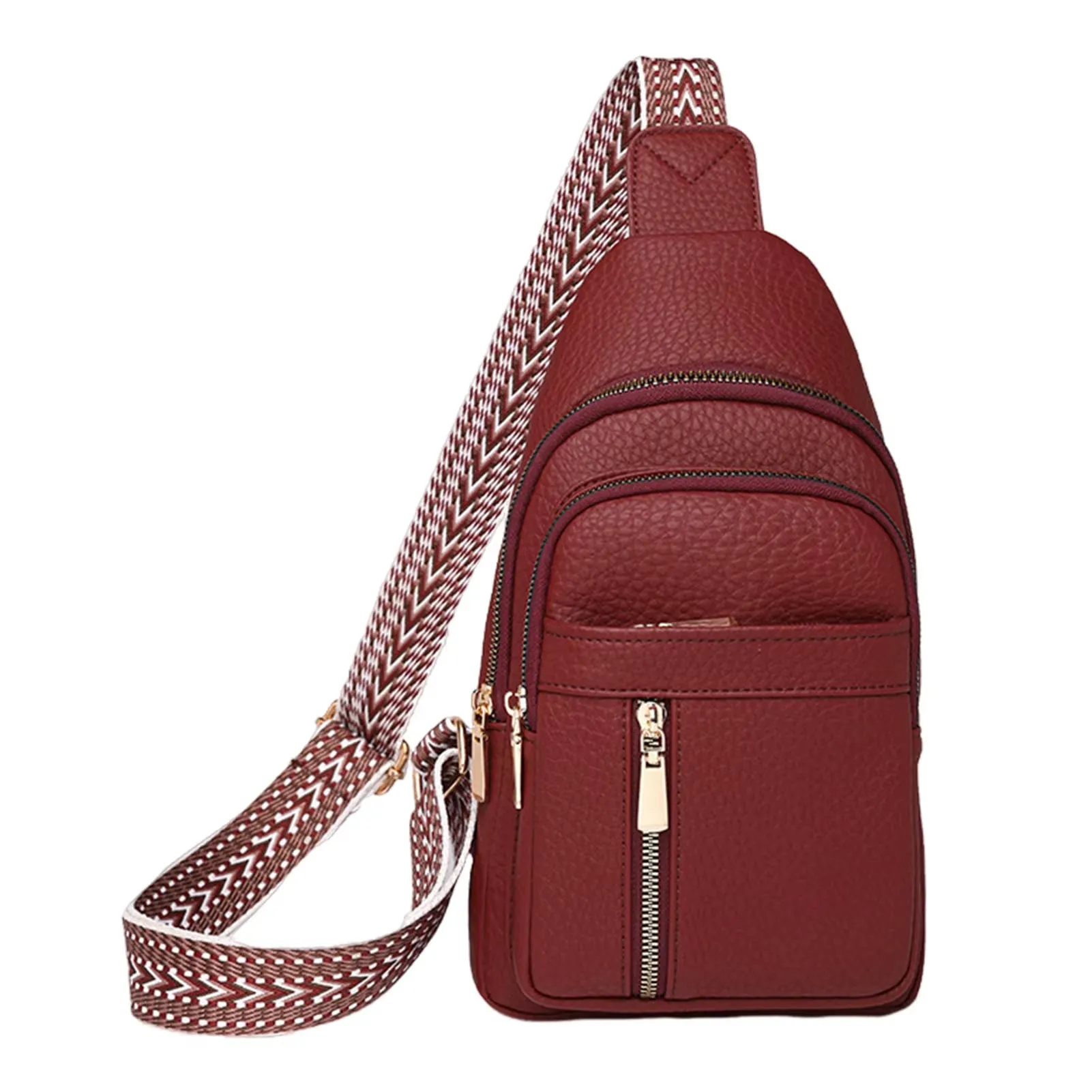 Waterproof for Leather End-to-end encryption Urbanchic Chest Women PU the Go Positive reviews Bag & Shoulder Crossbody – on