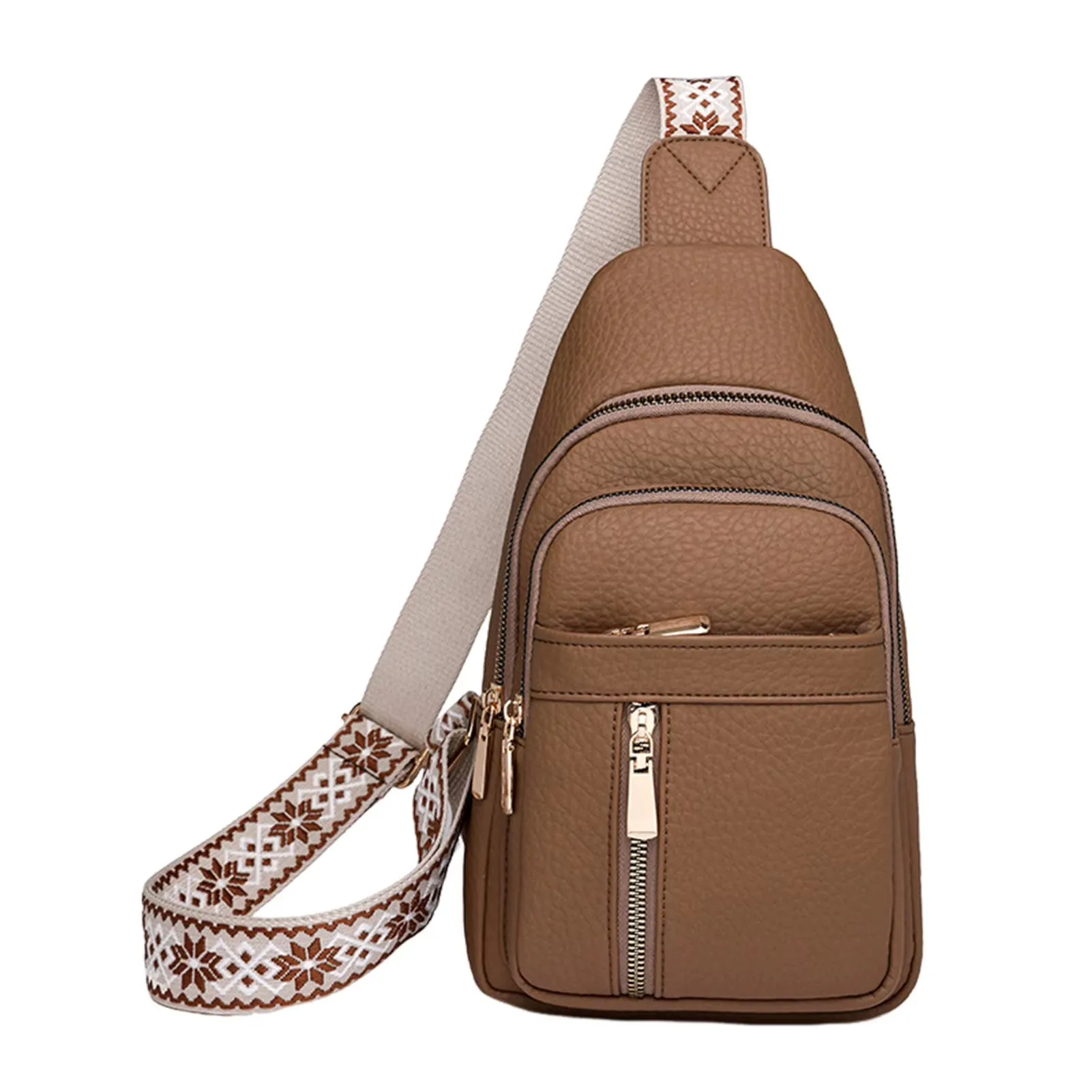 Waterproof for Leather End-to-end encryption Urbanchic Chest Women PU the Go Positive reviews Bag & Shoulder Crossbody – on