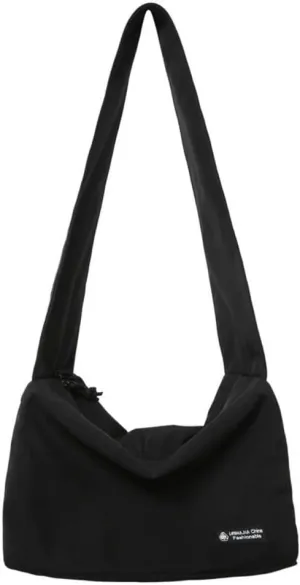 Waterproof Nylon Crossbody Bag Large Capacity Shoulder Bag Travel Bag for Women and Man Sport Bag, Good for Outdoor