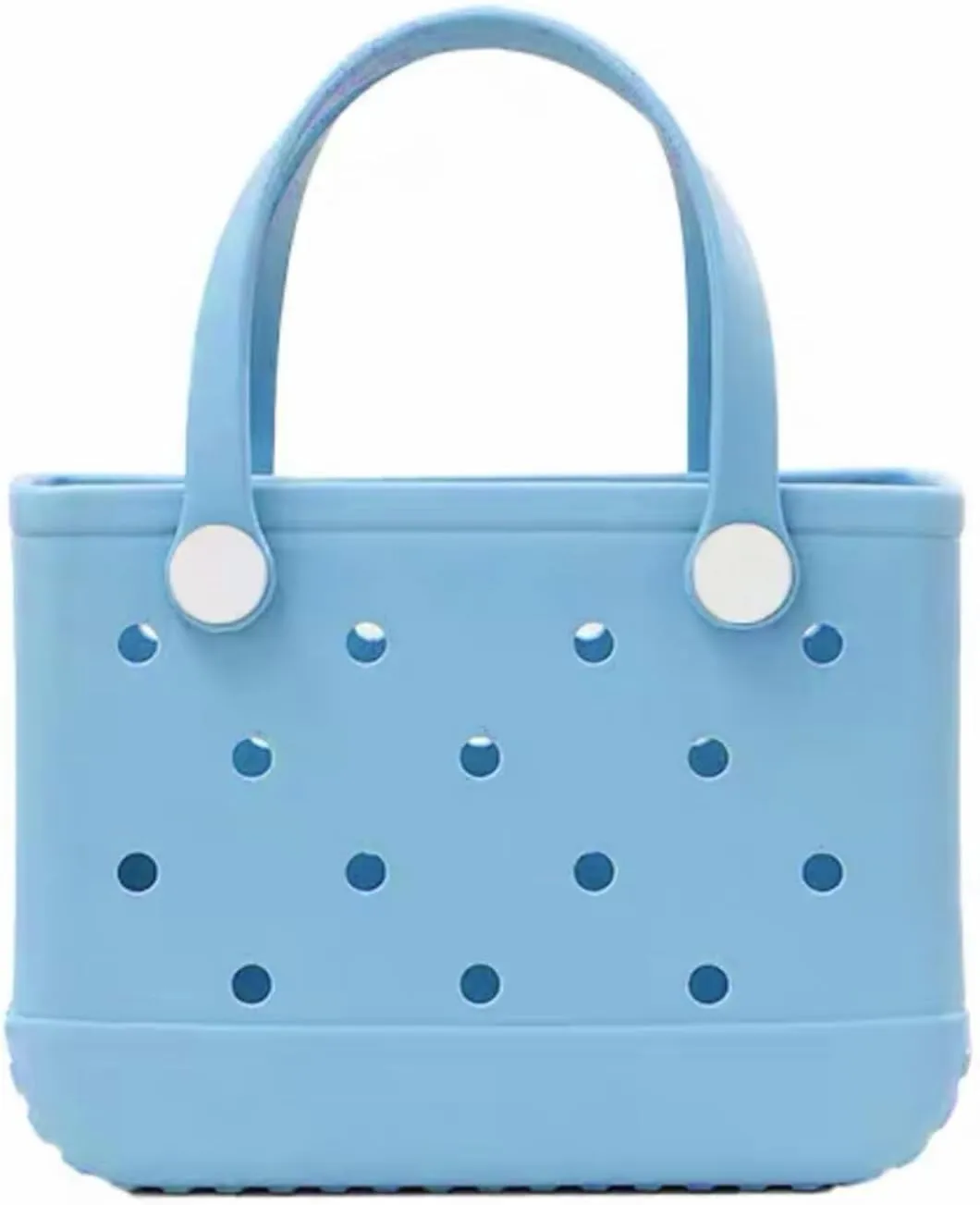 Waterproof Rubber Beach Tote, Eva Beach Bag, Rubber Beach Bag Waterproof Sandproof Outdoor Tote Bag Portable Travel