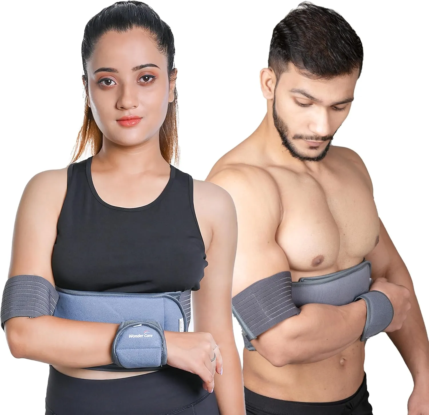 WC Shoulder support brace arm sling shoulder immobilizer youth shoulder brace Shoulder stabilizer Compression Brace rotator cuff surgery sling Left-Right arm sling–Size3 (36-40) Inch