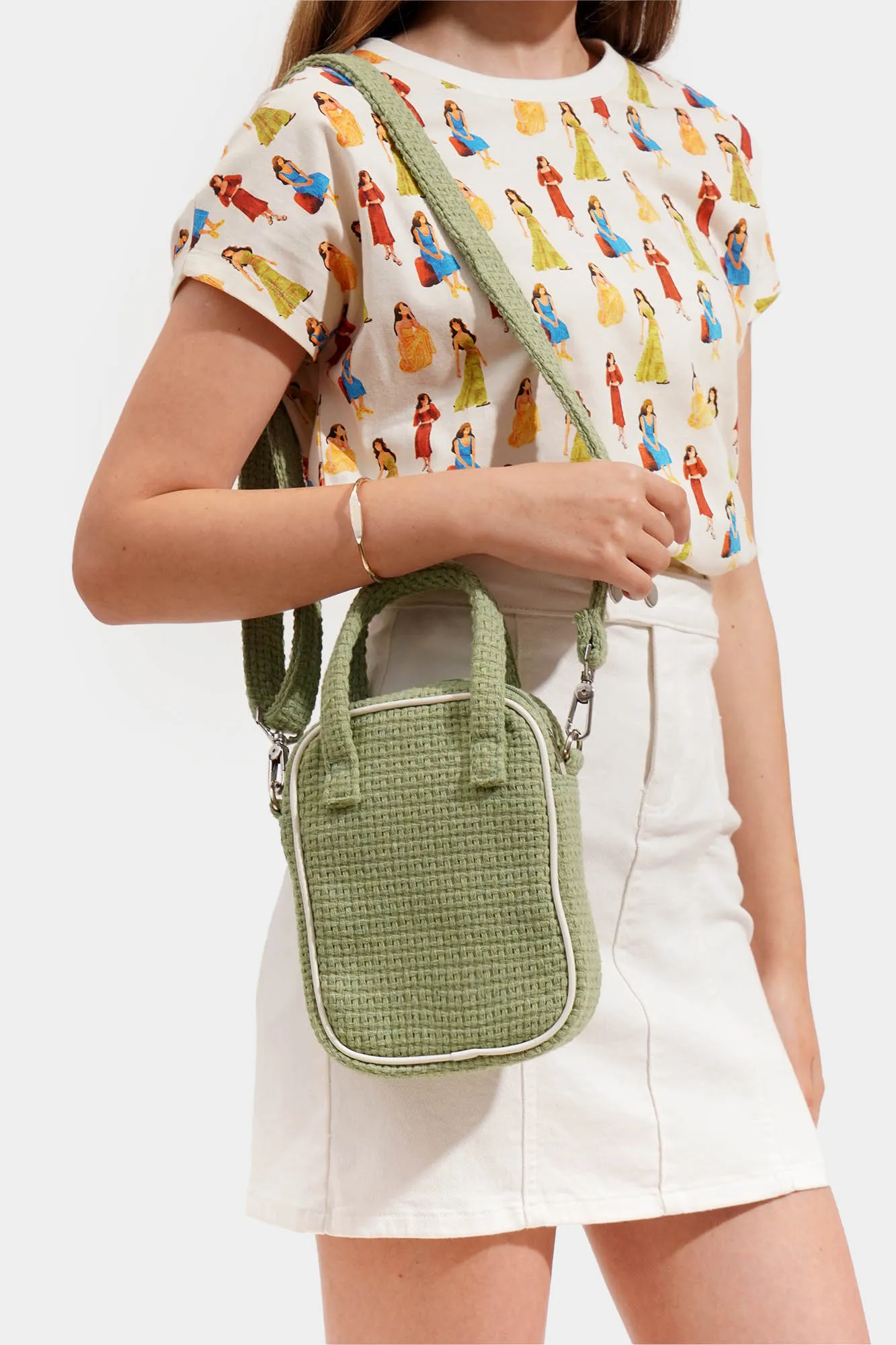 Weaved Sling Bag