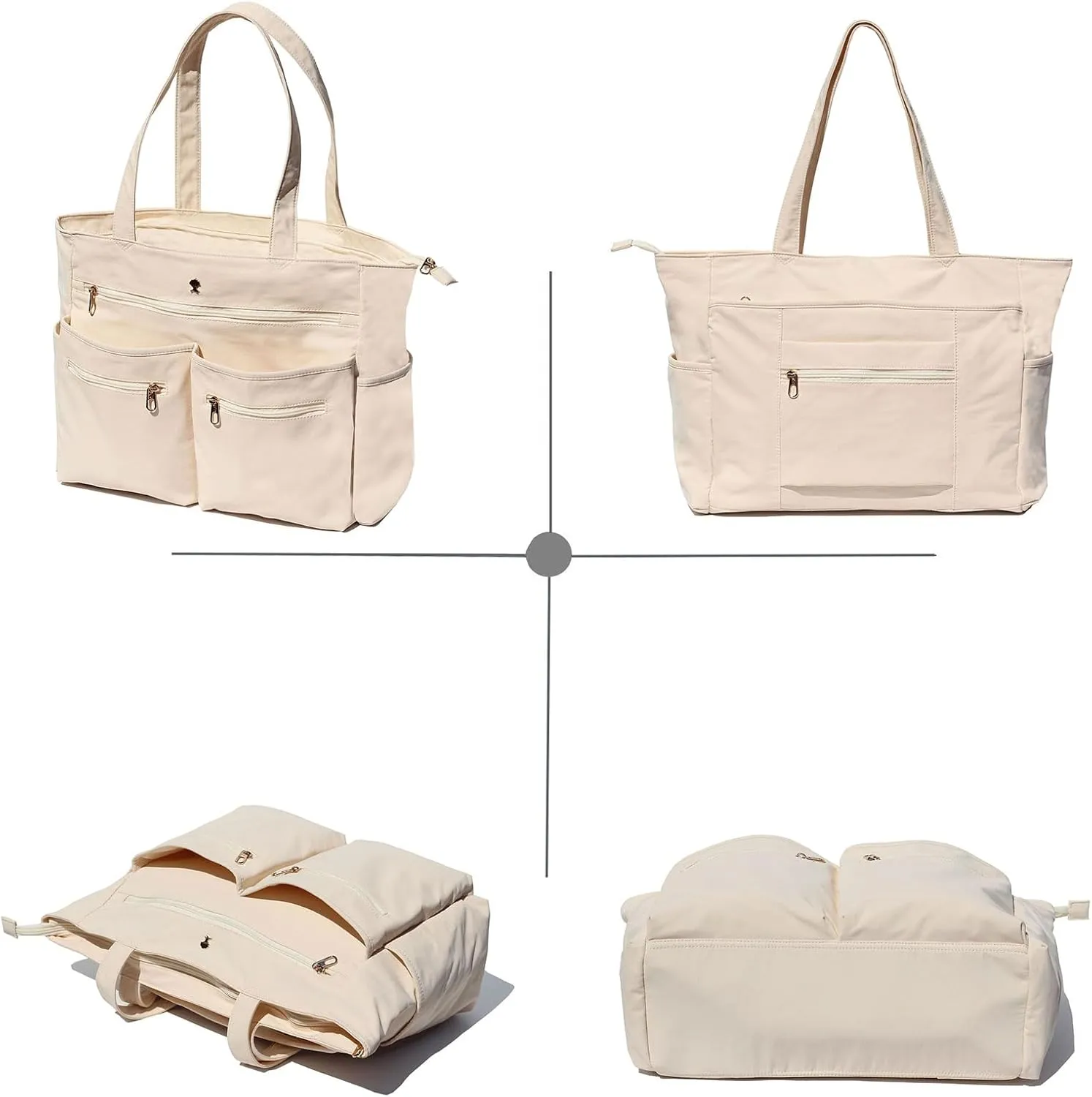 Weekender Bag Carry On Bag Overnight Tote Travel Duffle with 13 Pockets for Travel,Work，Gym,Beach,Teacher,Nurse