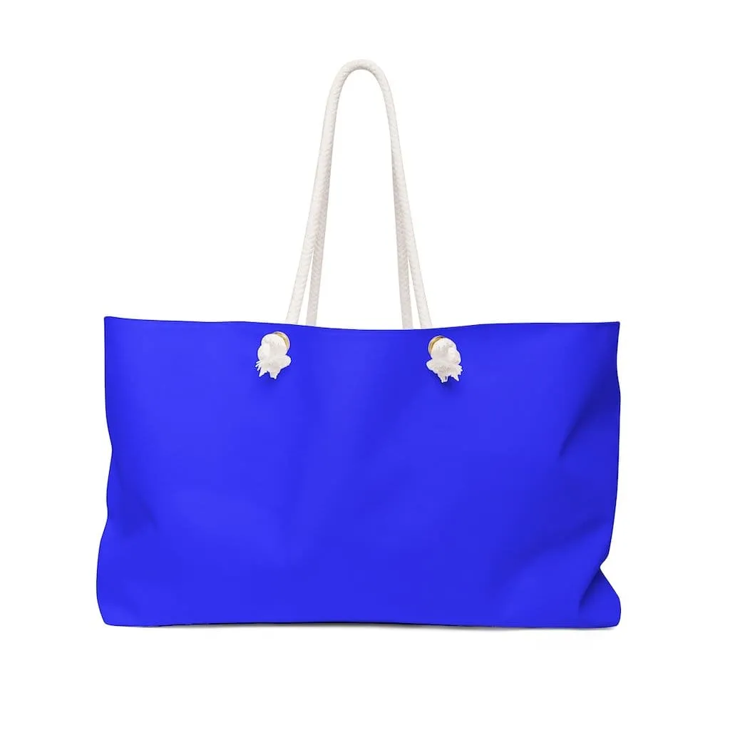 Weekender Tote Bag - Royal Blue by inQue.Style