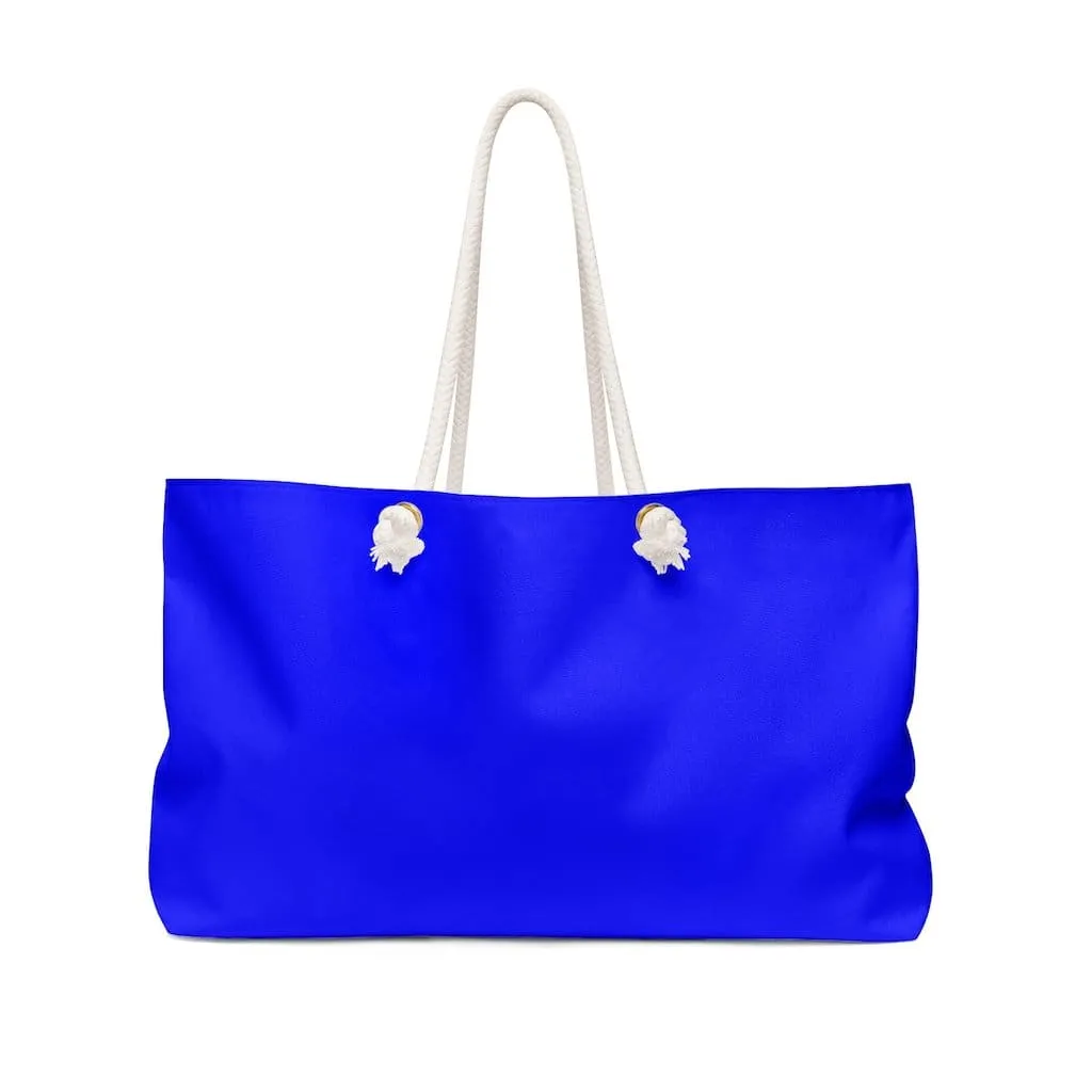 Weekender Tote Bag - Royal Blue by inQue.Style