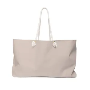 Weekender Tote Bag - Tan Brown by inQue.Style