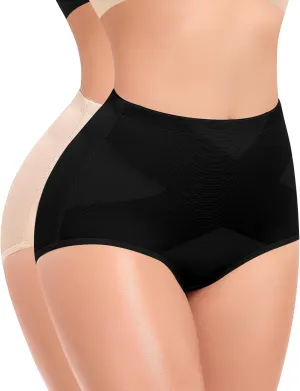 Werena Tummy Control Shapewear for Women Shaping Panties Underwear High Waisted Cincher Body Shaper Slimming Panty Girdle