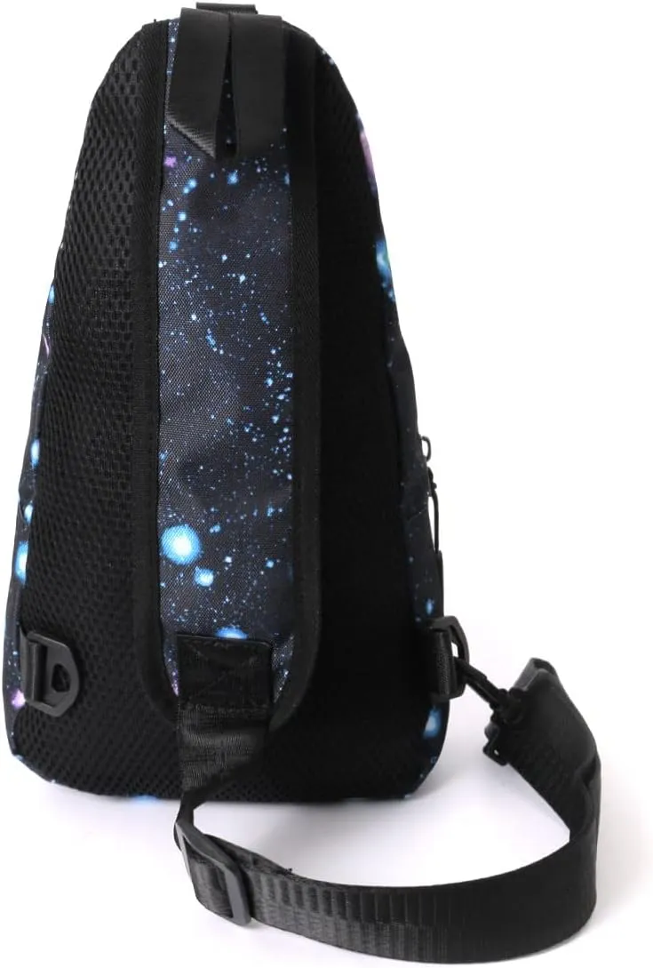 WESTEND Novelty Crossbody Sling Bag Backpack with Adjustable Strap for Men and Women, Cosmo