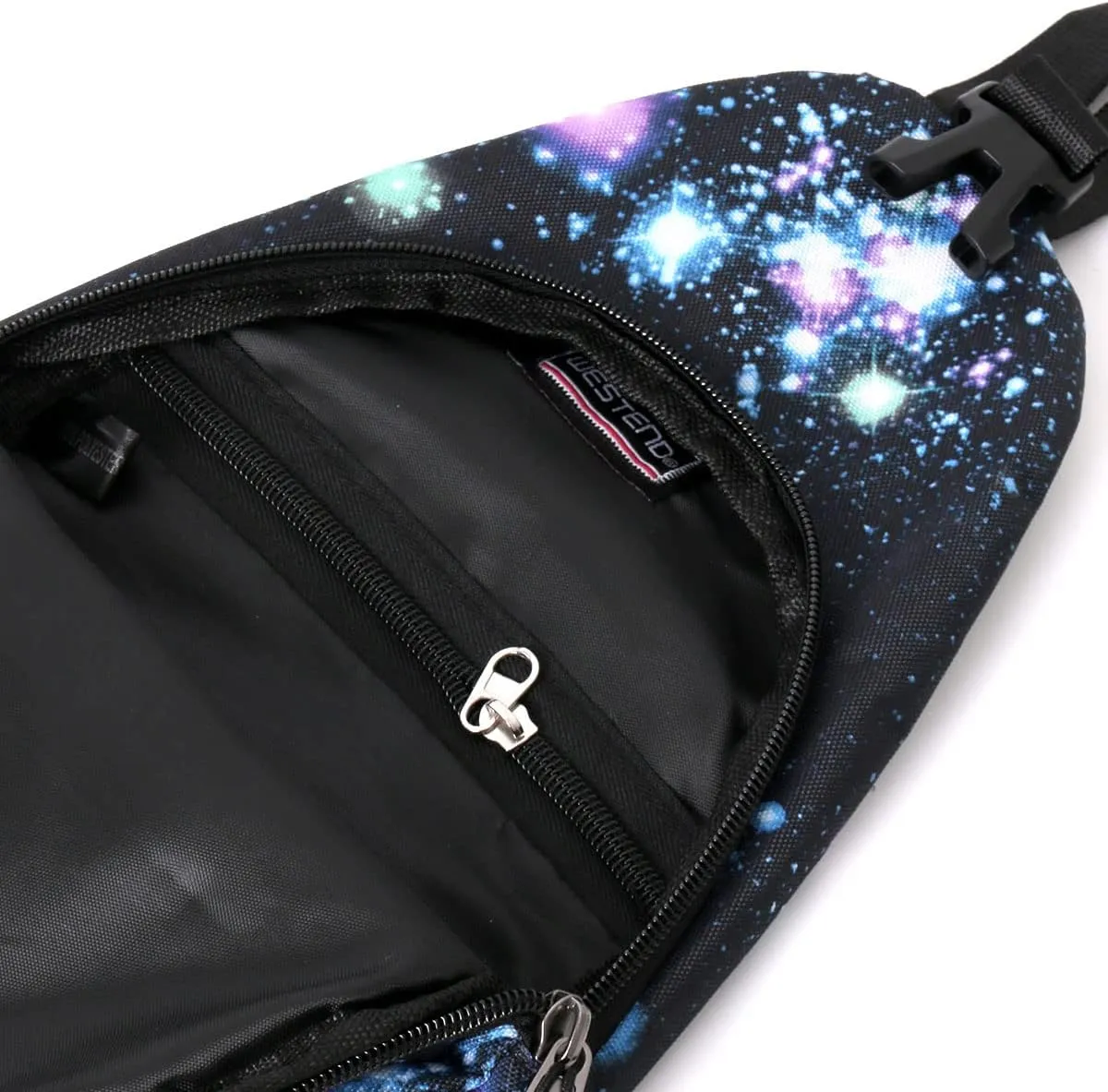 WESTEND Novelty Crossbody Sling Bag Backpack with Adjustable Strap for Men and Women, Cosmo