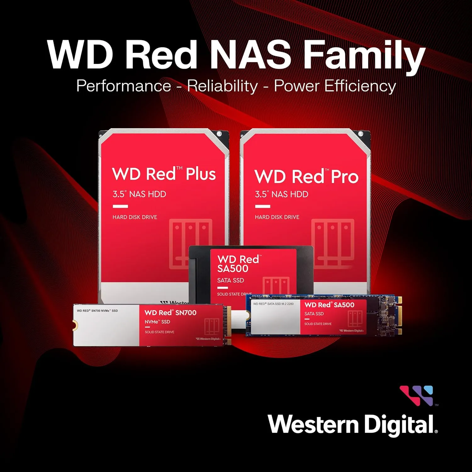 Western Digital 10TB WD Red Plus NAS Internal Hard Drive HDD - 5400 RPM, SATA 6 Gb/s, CMR, 256 MB Cache, 3.5" - WD101EFAX