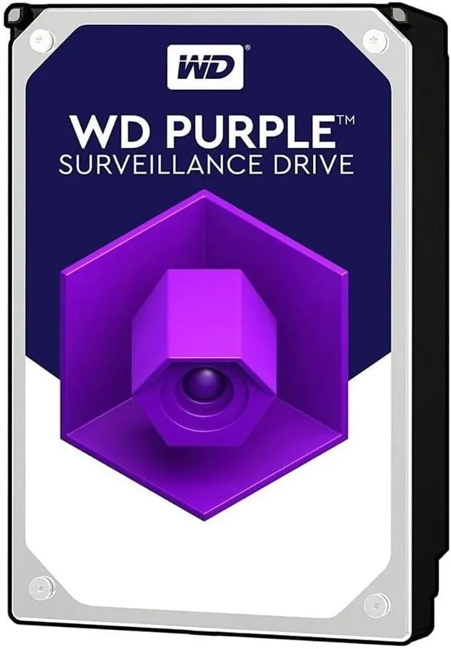 Western Digital 2TB WD Purple Surveillance Internal Hard Drive HDD - SATA 6 Gb/s, 64 MB Cache, 3.5" - WD20PURZ