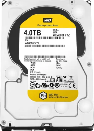 Western Digital RE WD4000FYYZ 4 TB 3.5" Internal Hard Drive