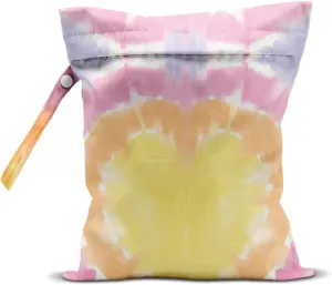 Wet Bag for Swimsuit Pool Travel Baby Cloth Diapers Dirty Yoga Gym Clothes Beach Bags Summer Gifts for Women Men Beach Vacation Essentials Rainbow Waterproof Wet Dry Bag Travel Laundry Bags