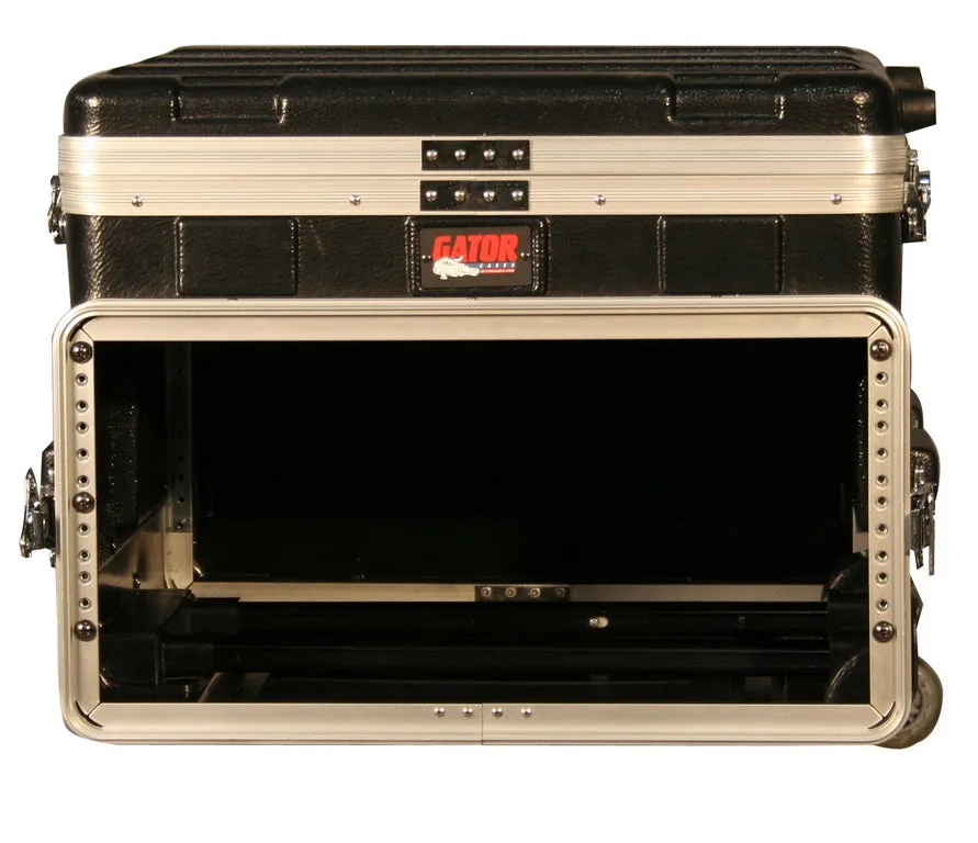 Wheeled ATA Case for Laptop / Mixer over 4U Rack Bottom