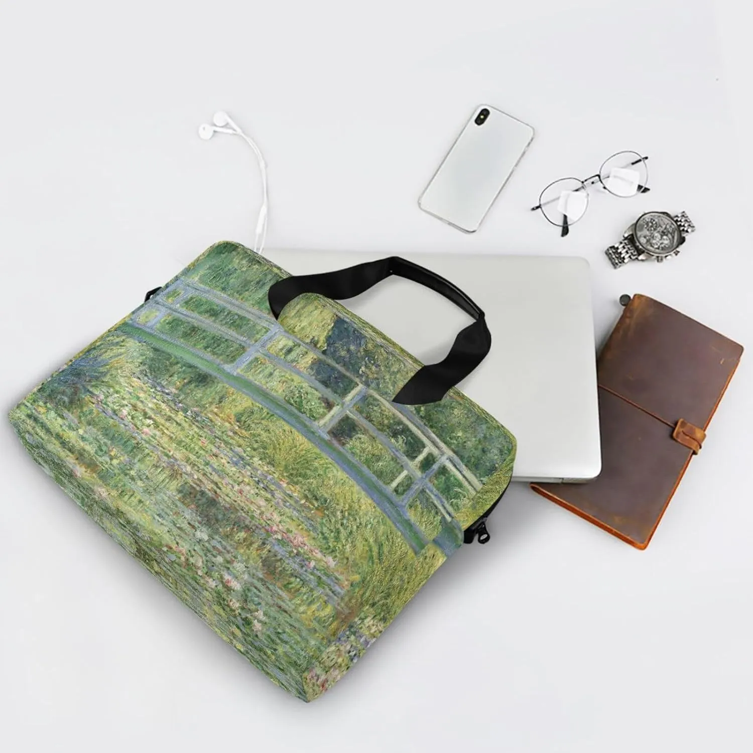WIHVE Laptop Shoulder Bag 15 14 13inch Laptop Case Bag for Women Men
