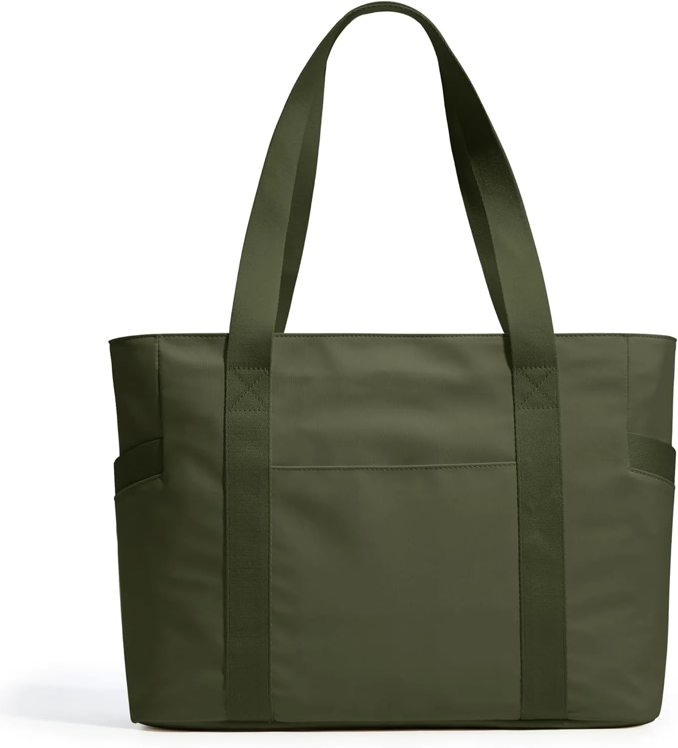 WLLWOO Large Work Tote Bag for Women with 15.6" Laptop Compartment & Trolley Sleeve for Travel Daily Nurse Gym