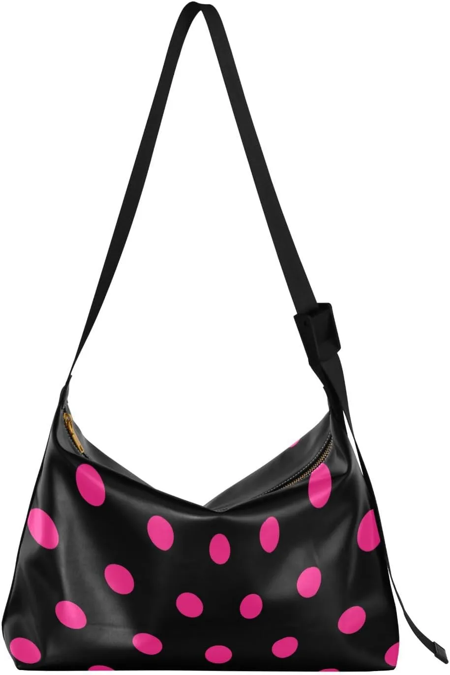 Women Boho Bag Shoulder Bag PU Leather Pouch Crossbody Bag
