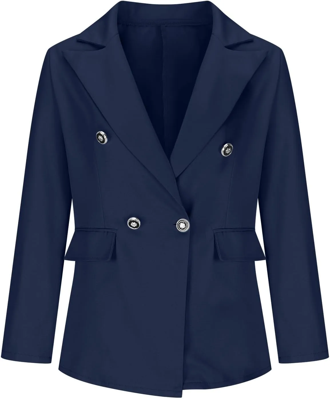 Women Business Casual Blazer Fashion Long Sleeve Lapel Work Suit Jacket Fall Open Front with Lined Outwears