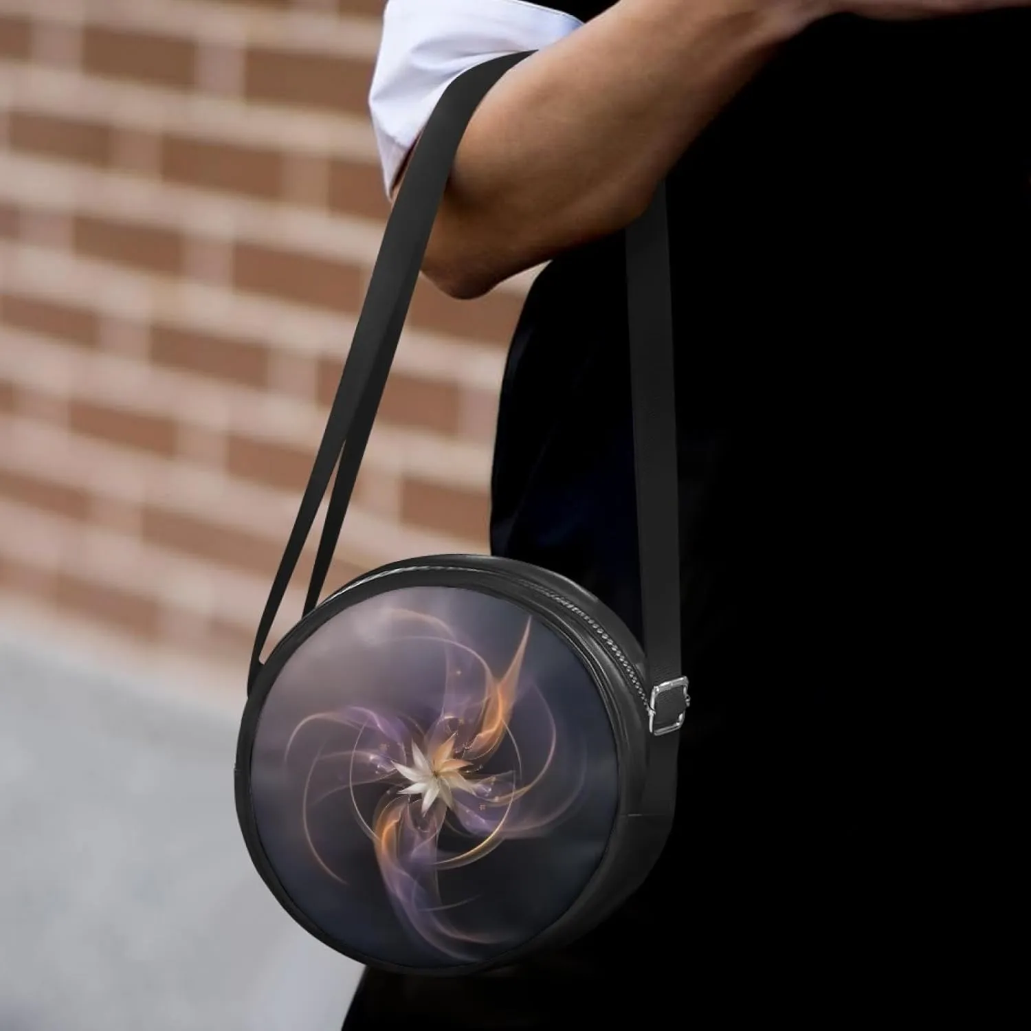 Women Round Crossbody Bag Ladies Sling Bag Cross Body Bag