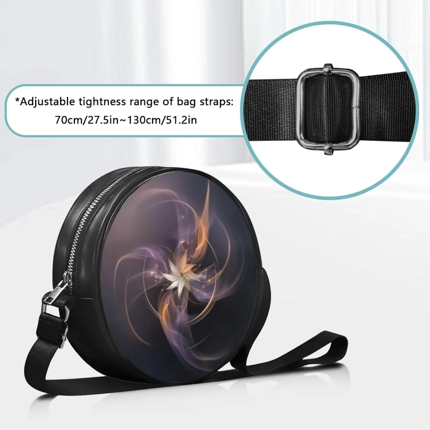 Women Round Crossbody Bag Ladies Sling Bag Cross Body Bag
