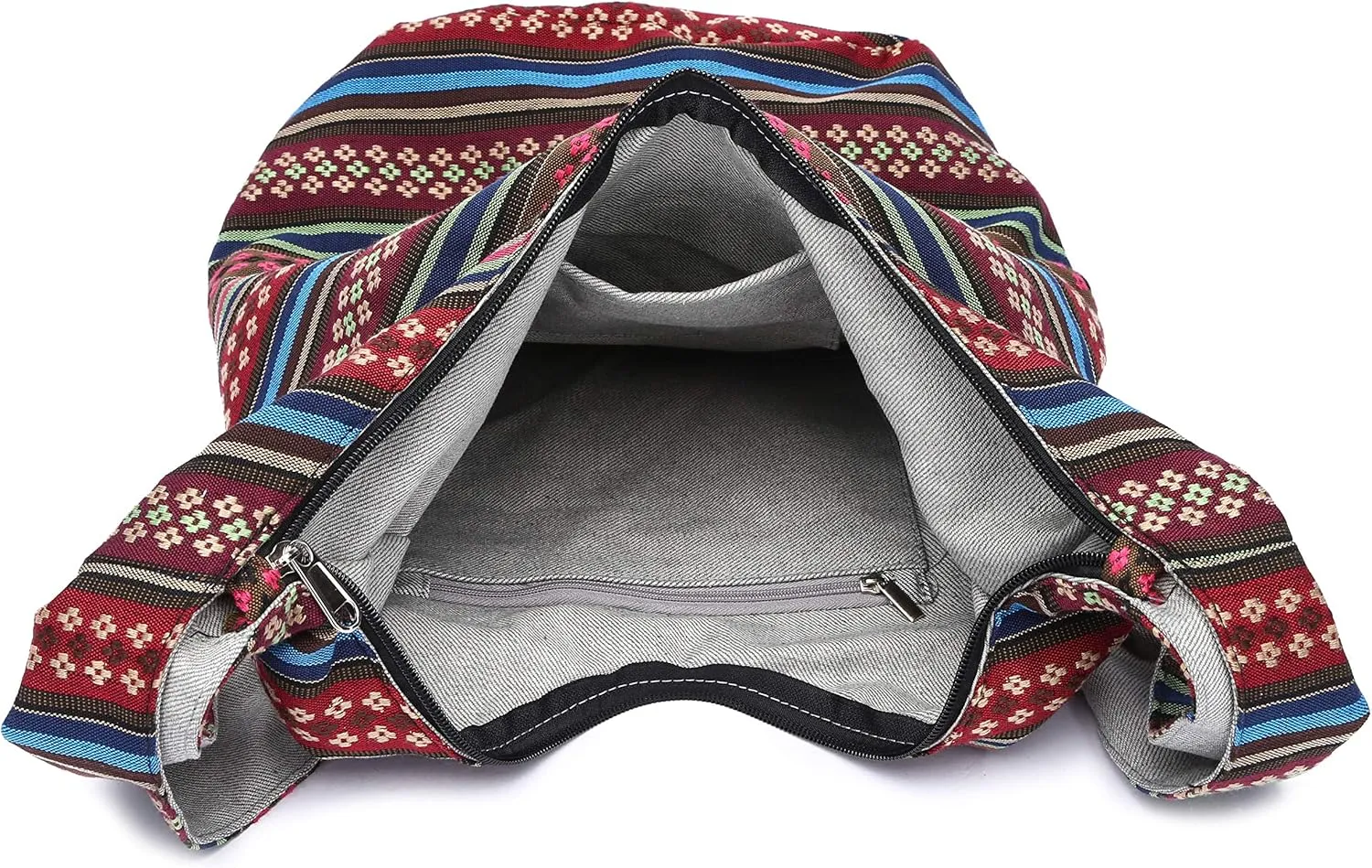 Women Shoulder Handbags Fashion canvas Hippie Crossbody Bags Bohemian Animal Prints Hobo Bags