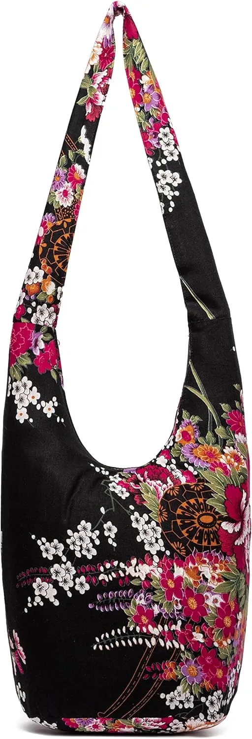 Women Shoulder Handbags Fashion canvas Hippie Crossbody Bags Bohemian Animal Prints Hobo Bags