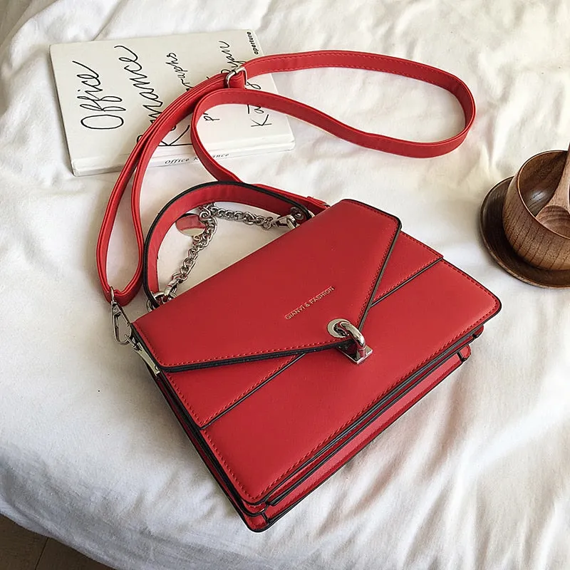 Women Sling Bag Faux Leather Material women Small Square Bag