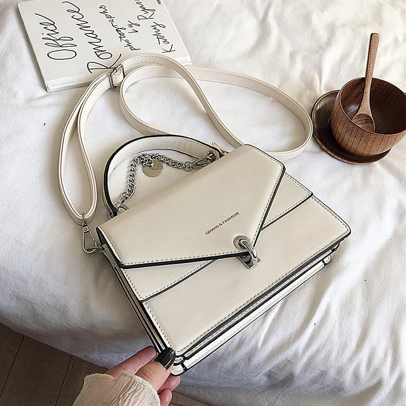 Women Sling Bag Faux Leather Material women Small Square Bag