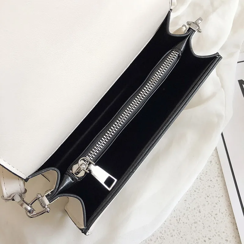 Women Sling Bag Faux Leather Material women Small Square Bag