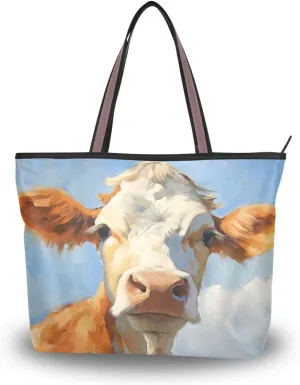 Women Tote Bags Ox Top Handle Satchel Handbags Shoulder Bag for Shopping 20852861