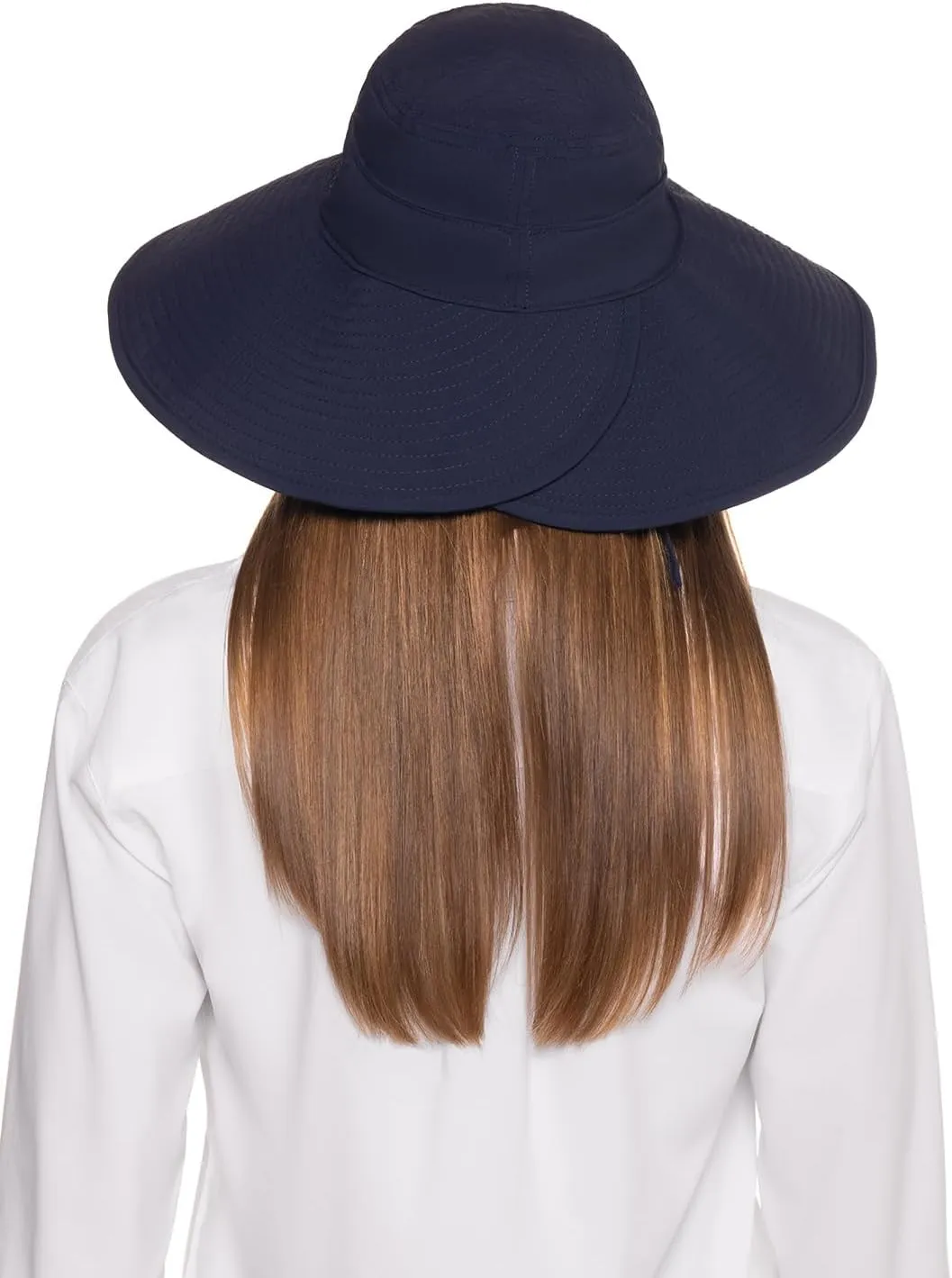 Women's Travel Beach Hat with Chin Cord - UPF 50 Sun Protection - Designed to be Your Travel Companion - CYD (One Size)
