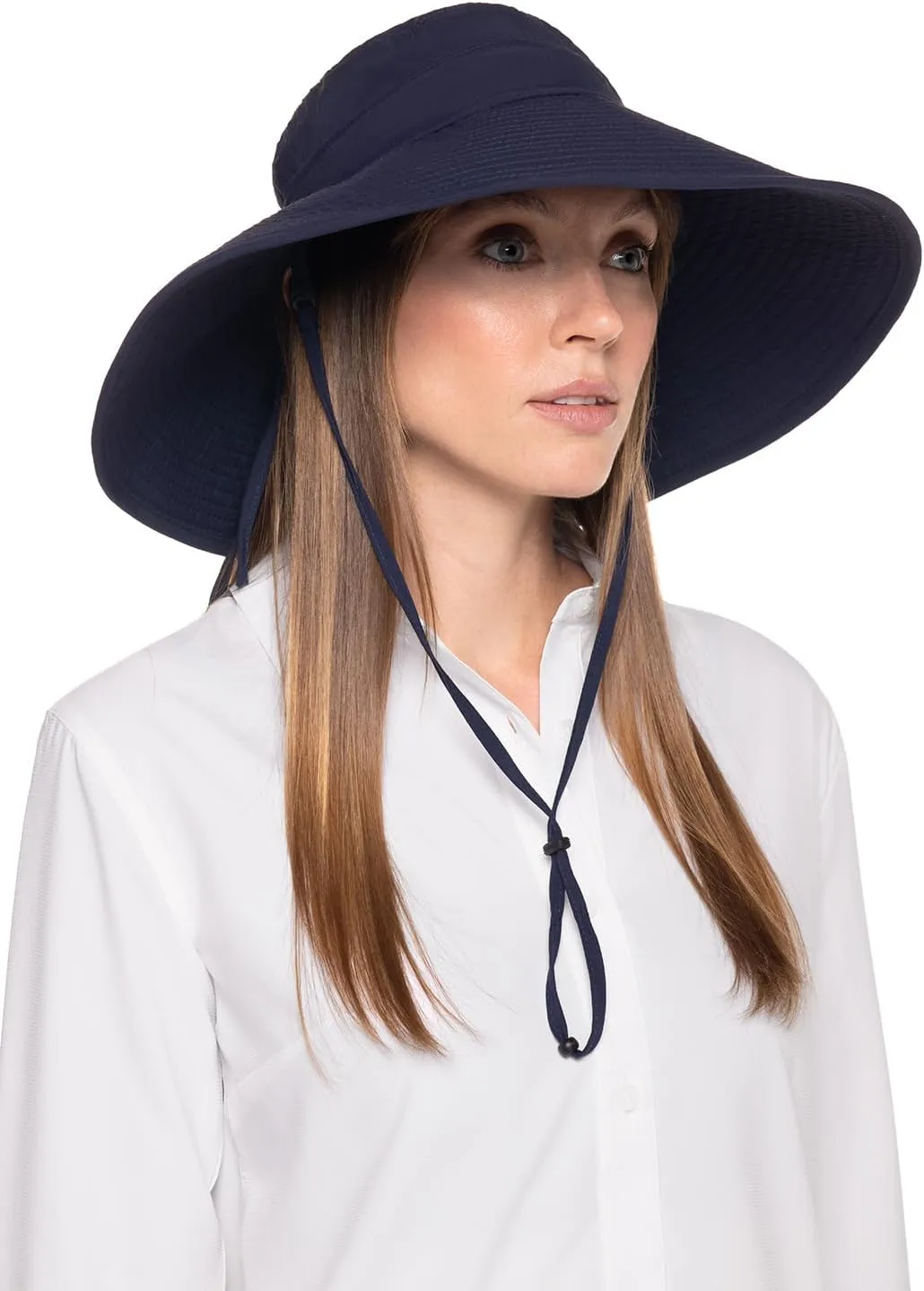 Women's Travel Beach Hat with Chin Cord - UPF 50 Sun Protection - Designed to be Your Travel Companion - CYD (One Size)