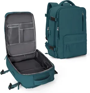 WONHOX Large Travel Backpack Carry on Flight Approved Laptop Work Business Backpack for Women Men Mochila de Viaje