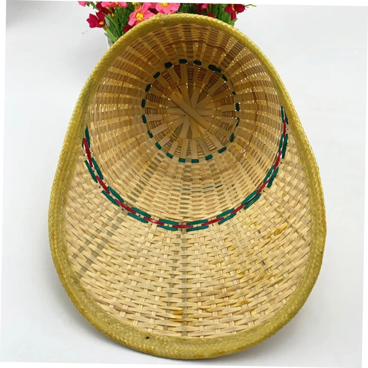 Woven Sun Hat for Outdoor Activities Asian Farmer Hat for Beach Camping and Travel Stylish Sun