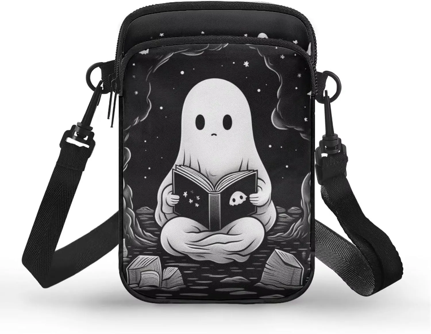 Xpyiqun Crossbody Phone Bag for Purse for Women Canvas Small Sling Shoulder Handbag Cross Body Pouch