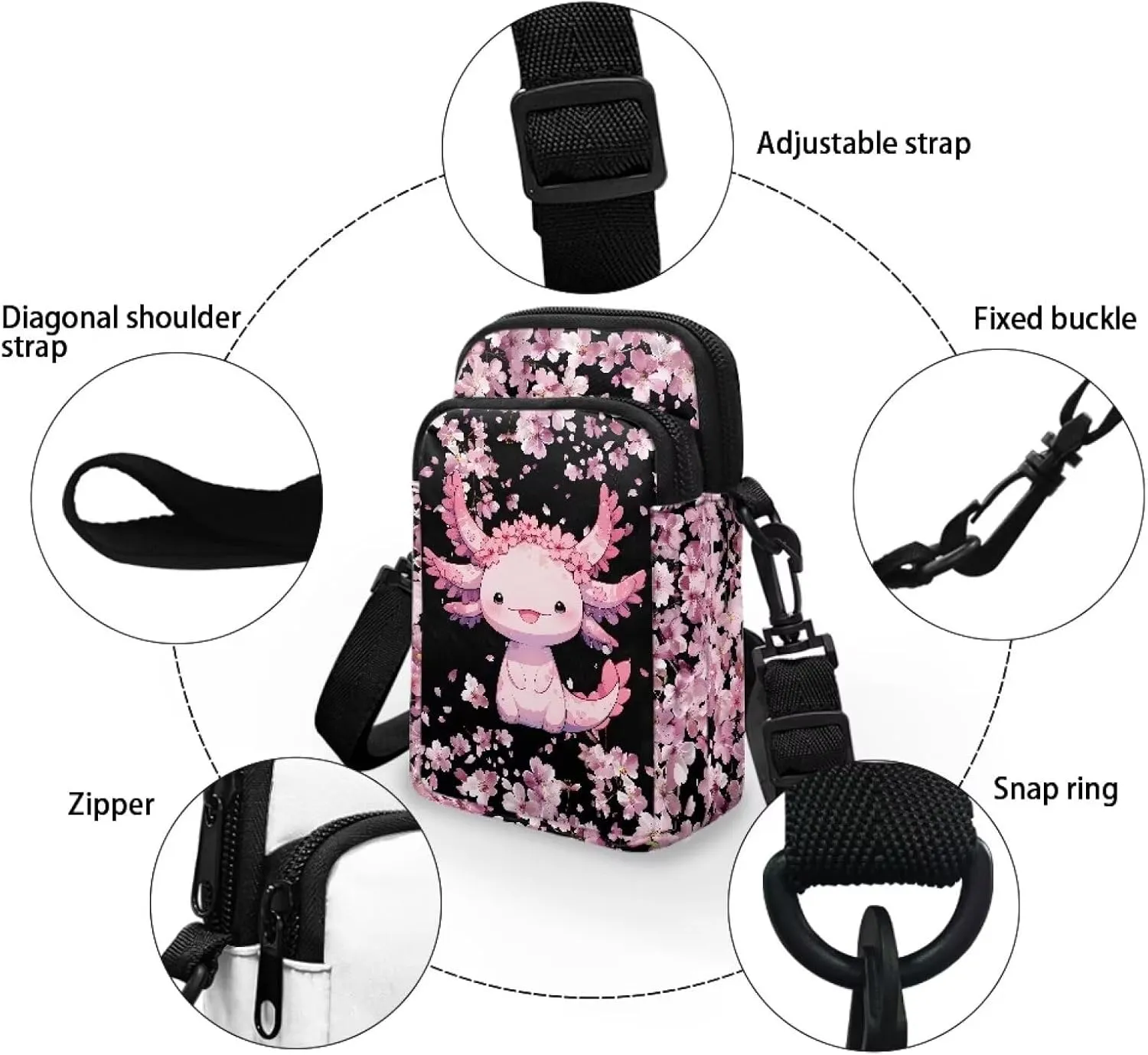 Xpyiqun Small Crossbody Bag Women Phone Purses Sling Shoulder Handbag Cross Body Pouch Wallet Bags