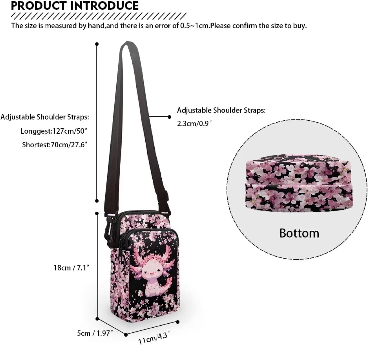 Xpyiqun Small Crossbody Bag Women Phone Purses Sling Shoulder Handbag Cross Body Pouch Wallet Bags