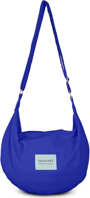Your Cozy Women's Sling Crossbody Bags Large Shoulder Shopping Hobo Bag Handbag Top Zip Bags Handmade Messenger Bag