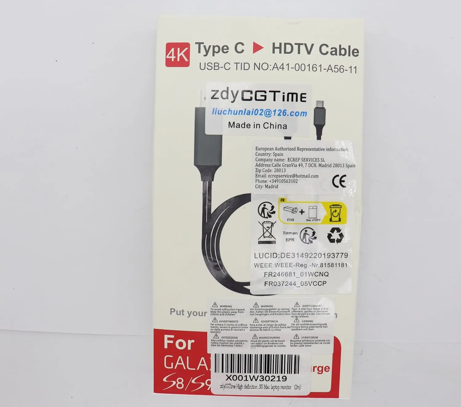 zdyCGTime 2 in 1 MHL USB Type C 3.1 Male & USB 2.0 A Male to HDMI Male 4K@30Hz HDTV Mirroring Video Audio Output Charging Cable Compatible with Android, MacBook, iPad, Thunderbolt 3(2m/Black-USB C)