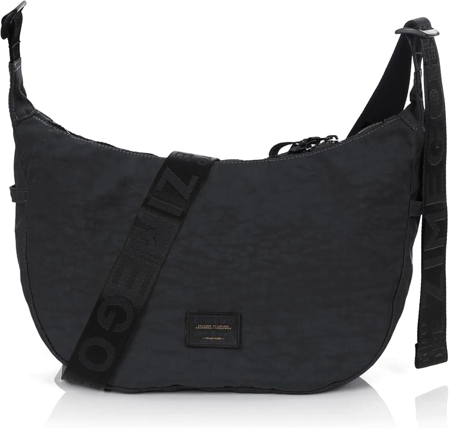 ZIMEGO Classic Crescent Crossbody Bag - Everyday Essential Travel Hobo Bag