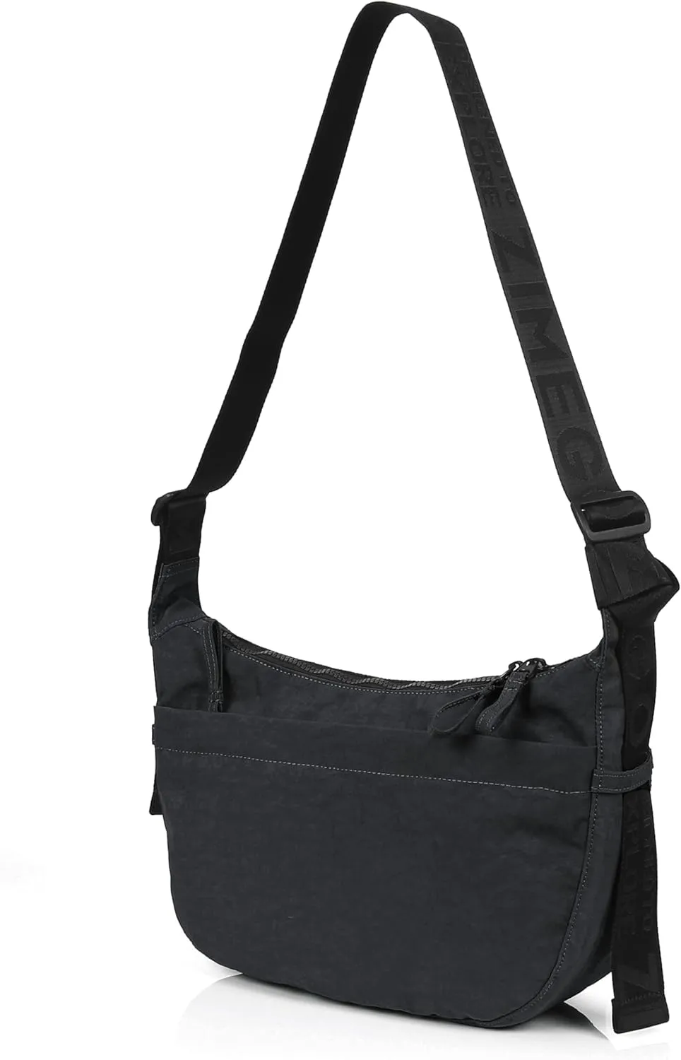 ZIMEGO Classic Crescent Crossbody Bag - Everyday Essential Travel Hobo Bag