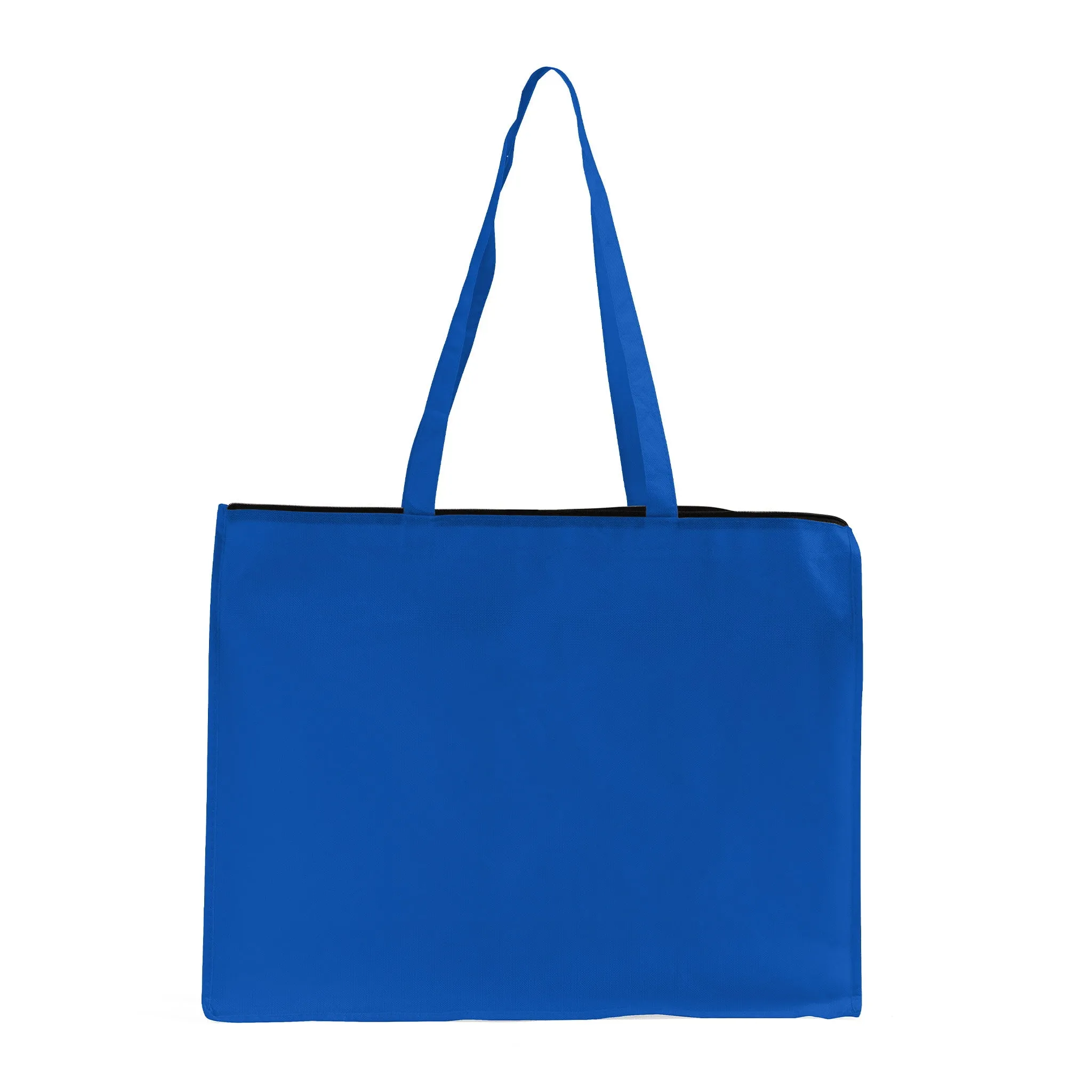 Zippered Large Tote Bags - Reusable Grocery Bags - GN61